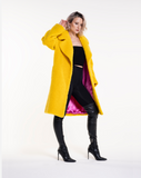 ORSETTO POP Cappotto in faux fur giallo