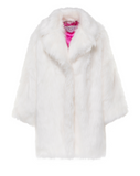 NEW OVER THE POP - Pelliccia oversize in faux fur bianco