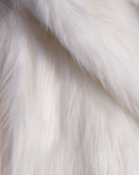 ALLOVER THE POP - oversize con cappuccio bianco