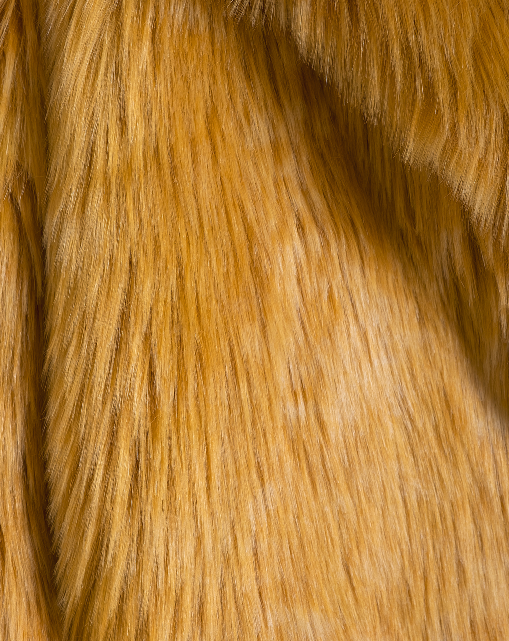 OVER THE POP - Pelliccia oversize in faux fur giallo