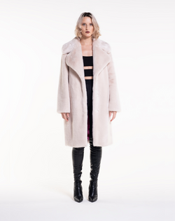 TEDDY POP MIDI –  bianco ghiaccio