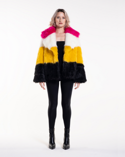 LOLLI POP - fucsia/white/mimosa/black