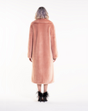 TEDDY POP - Pelliccia faux fur rosa nude