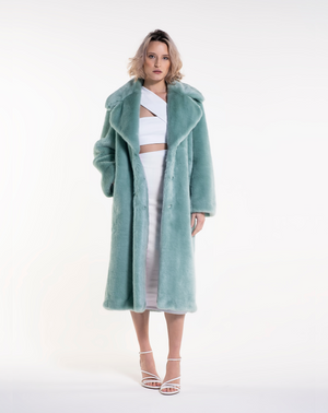 TEDDY POP - Pelliccia faux fur menta