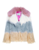 LOLLI POP - Pelliccia voluminosa in faux fur colorata