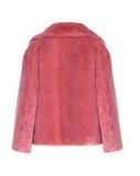 COOL POP - Pelliccia in faux fur pink rose a pelo corto