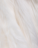 POPPY POP - Pelliccia in faux fur White