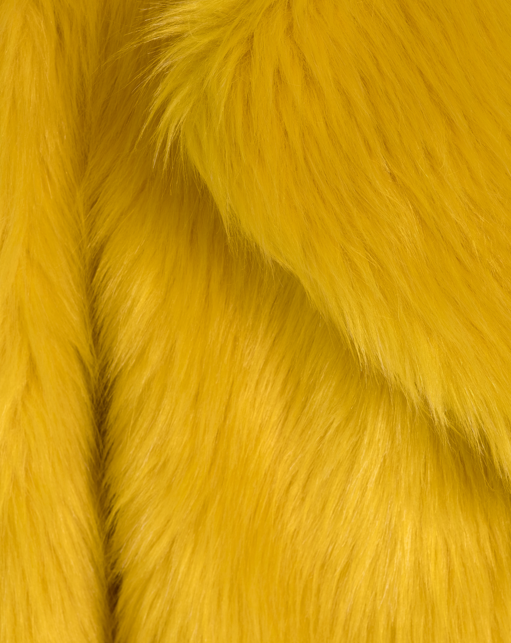 COOL POP - Pelliccia in faux fur mimosa a pelo lungo