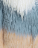 LOLLI POP - Pelliccia voluminosa in faux fur colorata