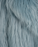 PUFFY POP - Pelliccia voluminosa in faux fur Baby Blue