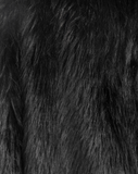 POPPY POP - Pelliccia in faux fur Black