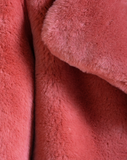 COOL POP - Pelliccia in faux fur pink rose a pelo corto