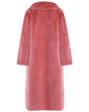 TEDDY POP - Pelliccia faux fur rosa antico