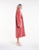 TEDDY POP - Pelliccia faux fur rosa antico