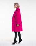 ORSETTO POP - Cappotto in faux fur fucsia