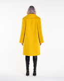 ORSETTO POP Cappotto in faux fur giallo