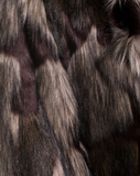 SMART POP - Pelliccia faux fur con cintura