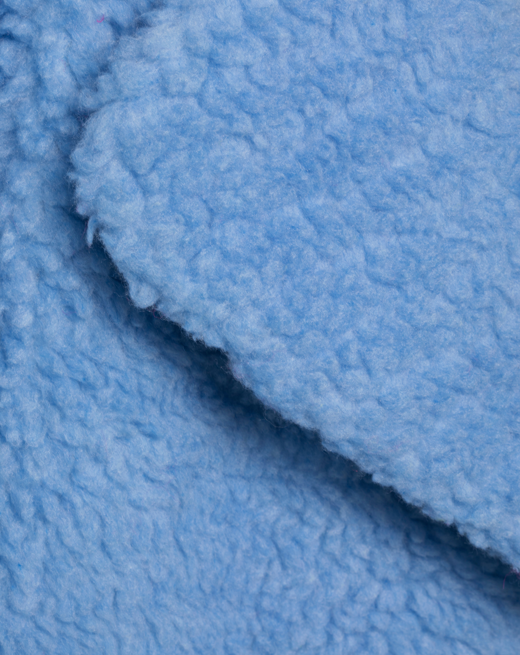 ORSETTO POP - Cappotto in faux fur azzurro